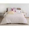 16"x16" Valentine's Day Patterned Hearts Square Throw Pillow Pink - e by design: Festive Decor, Indoor Use - 4 of 4