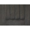 Vynxaria 1pc Durable Storage Bench Dark Gray Finish Foam Cushioned Seat Upholstery Flip-Top Seat Solid Wood Home Furniture - 4 of 4