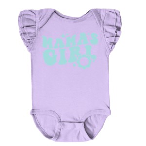 The Juniper Shop Mama's Girl Flower Flutter Sleeve Bodysuit - 1 of 4