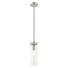 Livex Lighting Art Glass 1 - Light Pendant in  Brushed Nickel - 3 of 4
