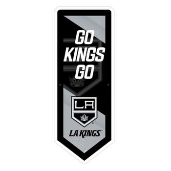 Evergreen Ultra-Thin Glazelight LED Wall Decor, Pennant, Los Angeles Kings- 9 x 23 Inches Made In USA