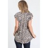 Women's Leopard Ruffle Top - PLUS - HEIMISH USA - 3 of 4