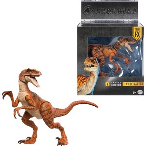 Jurassic World Hammond Collection Atrociraptor Tiger Dinosaur Action Figure, 13 Points Articulation - 1 of 4