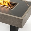 42-Inch Outdoor Wood Grain Gas Fire Pit Table, Patio Heater for Backyard & Deck - 3 of 4