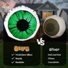 2 Packs Halloween Inflatables Large Set of Lighted Eyes Decoration, 3FT Blow Ups Green Eyes for Yard, Inflatable Halloween Decor Outdoor - 2 of 4