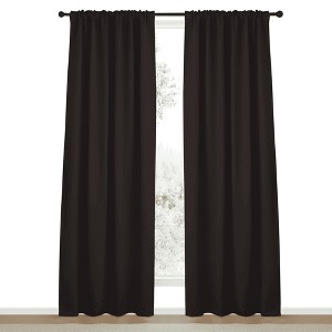 NICETOWN Backtab & Rod Pocket Blackout Thermal Curtain Panels, Set of 2 - 1 of 4