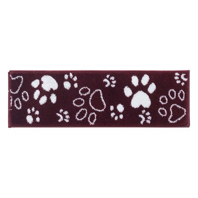 Sussexhome Paw Collection Non-Slip Carpet Stair Treads for Wooden Steps, 9" X 28" , Pack of 4/7/10/13/15