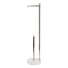 Home Mart Goods 28" Tall - Chrome White Stainless Steel Toilet Paper Holder and Reserve - 4 of 4