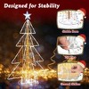 Resenkos 5-Ft Animated Christmas Tree with Warm and Cool LED Lights - White - 3 of 4