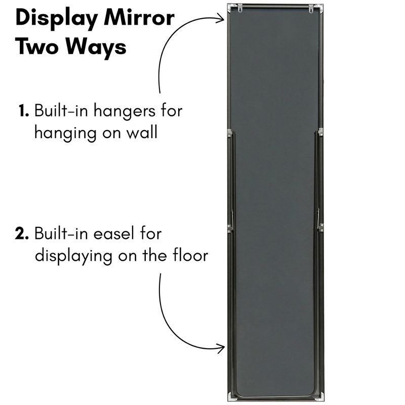 Americanflat Full Length Mirrors for Bathroom, Living Room, and Bedroom - Variety of Sizes and Colors, 5 of 11
