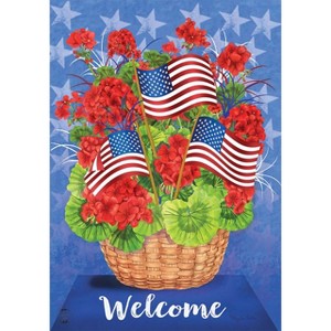 Briarwood Lane House Flag 40x28 For Outdoor Patriotic Basket Summer For Summer House Flag - 1 of 3