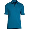 Lands' End Men's Short Sleeve Cotton Supima Polo Shirt with Pocket - 3 of 4