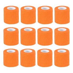 Unique Bargains Self-Adhesive Elastic Breathable Athletic Tapes 12 Rolls 2" x 177" - 1 of 4