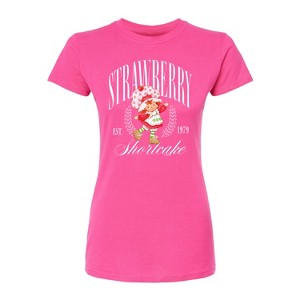 Women's - Strawberry Shortcake - Collegiate Fitted Graphic T-Shirt - 1 of 2