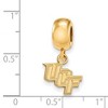 Black Bow Jewelry 14k Yellow Gold Plated Sterling Silver Central Florida Knights NCAA Bead Charm - 2 of 3