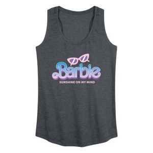 Women's - Barbie - Sunshine On My Mind Graphic Racerback Tank - 1 of 4
