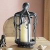 SPI Home Octopus Lantern – Sculpted Metal Coastal Candle Holder, 19.5" H x 10.5" W, Ocean-Inspired Decorative Lighting Accent - 2 of 3