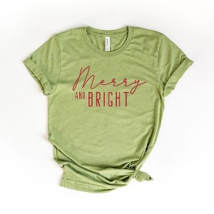 Simply Sage Market Women's Merry and Bright Short Sleeve Graphic Tee - 1 of 4
