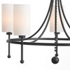Quorum Lighting Lee Boulevard 5 - Light Chandelier in  Matte Black - 4 of 4