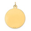 Black Bow Jewelry 14k Yellow Gold Happy Anniversary Circle Pendant, 25mm - 3 of 4