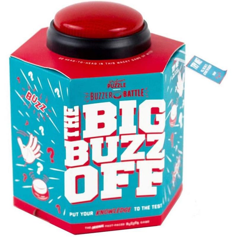 Professor Puzzle USA, Inc. The Big Buzz Off Trivia Party Game with Electronic Buzzer, 3 of 5
