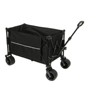 VisioGear Collapsible Foldable Extended Wagon, Folding Garden Cart with Drink Holders and Side Pocket, Black, 37.4"*23.03"*38.98 - 4 of 4