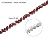 Unique Bargains Sewing DIY Jewelry Clothing Applique Bling Rhinestone Beaded Trim - 2 of 4