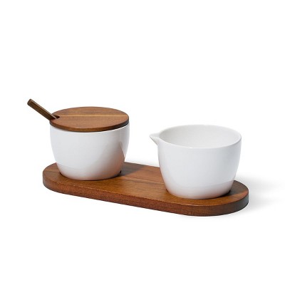 Nambe Duets Sugar and Creamer