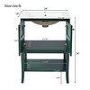 Gulches Modern Bathroom Vanity, 24" Storage Cabinet with Top Sink, Green and Gold Finish - 3 of 4