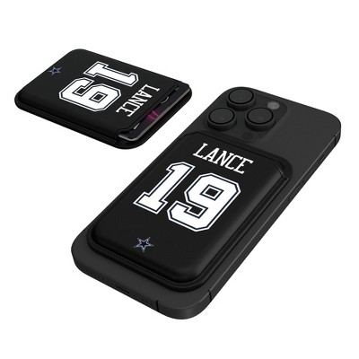 Keyscaper NFL Dallas Cowboys Players Game Tactic Black Magnetic Credit Card Wallet