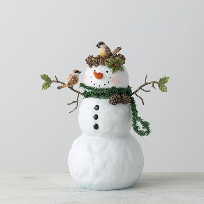 Sullivans Snowman Decorative Figurine 11"H White