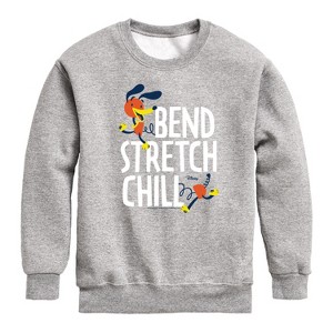Boys' - Disney - Slinky Dog Bend Stretch Chill Graphic Long Sleeve Fleece Sweatshirt - 1 of 4