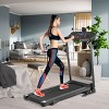 Costway 1.0HP Folding Treadmill Electric Support Motorized Power Running Machine Trainer - 3 of 4