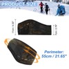 Unique Bargains Polar Fleece Stretchy Winter Running Sweatband with Button Ear Warmer Headband - 2 of 4