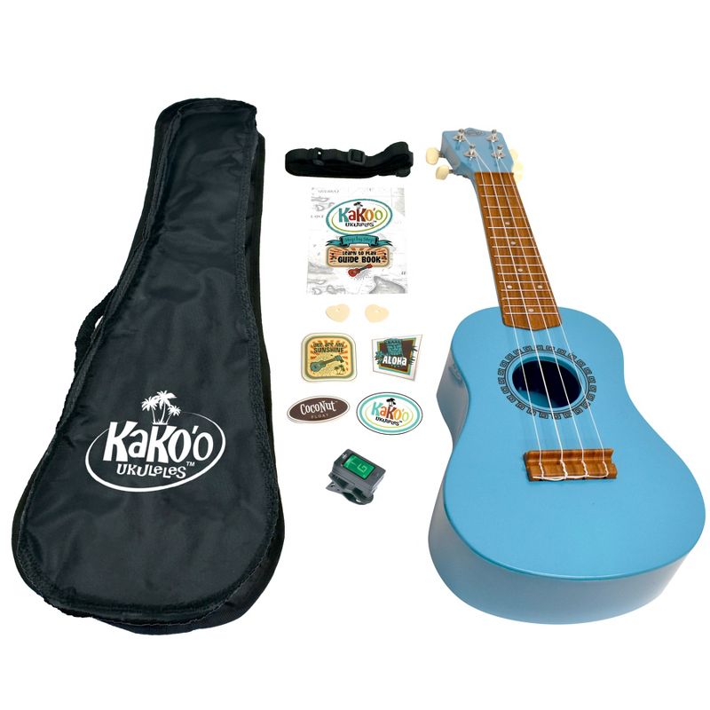 KaKo'o Music Entry-Level Soprano Kid's Ukulele & Accessory Kit, 1 of 8