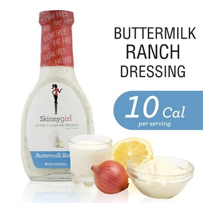 Skinnygirl, Fat-Free, Sugar-Free Buttermilk Ranch Salad Dressing, 8 fl oz (Pack of 2)