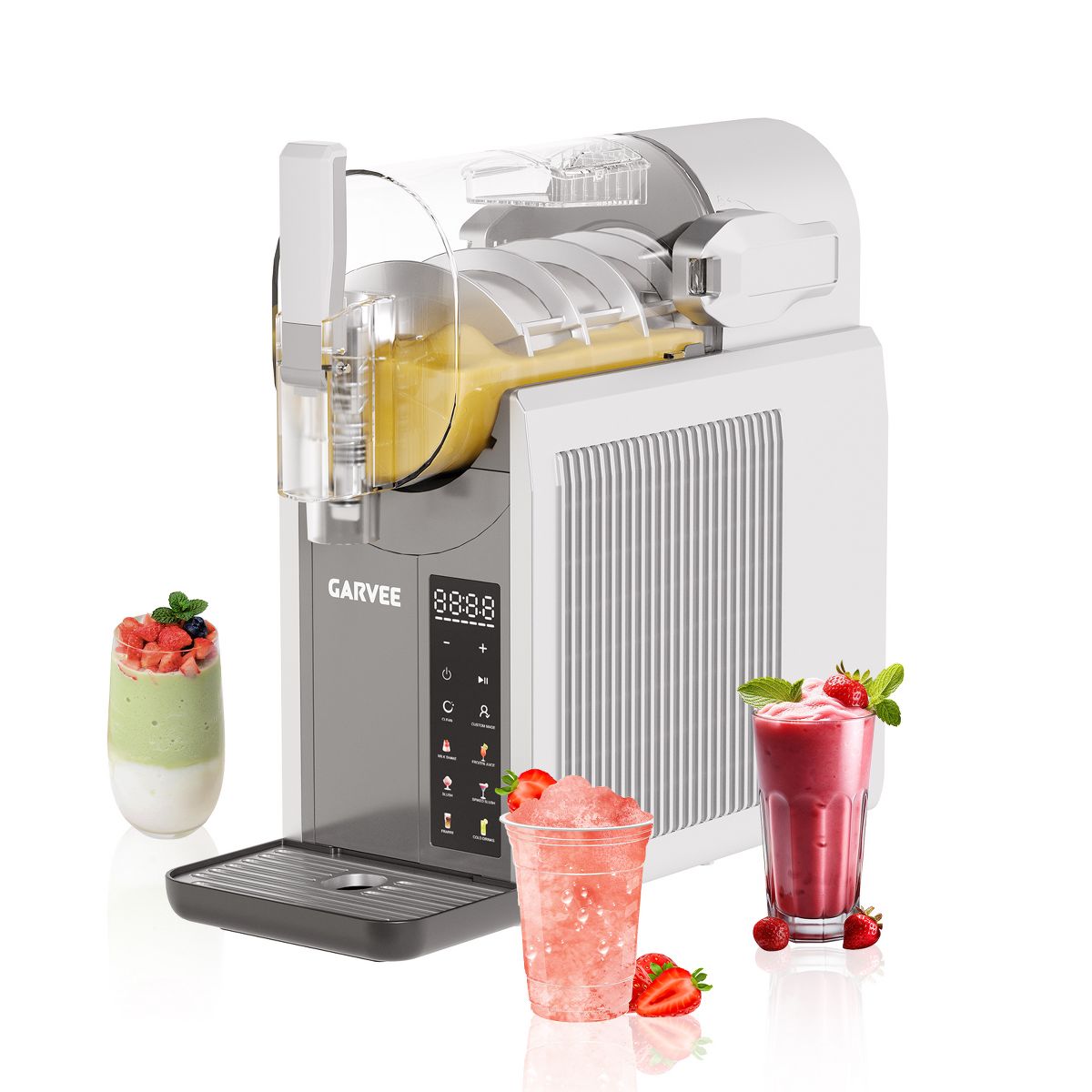 Garvee Frozen Slushy Drink Machine for Home & Parties - Make Margaritas, Frappés & Smoothies, Durable ABS - thumbnail 10