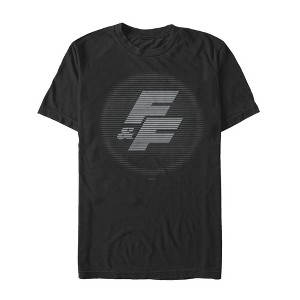 Men's Fast & Furious Striped FF Logo T-Shirt - 1 of 4