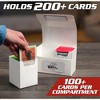Monster Protectors XL Magnetic Double Deck Box- White, Holds 200 Gaming TCGs, Self-locking Closure, Use w Standard & Smaller Size Gaming Trading Cards - 3 of 4