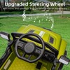 12V Ride On Truck Car, Toddler Ride On Toy w/Parent Remote Control, Steering Wheel Music - 4 of 4