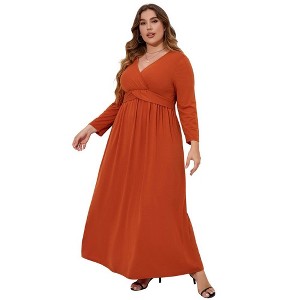 Wrap Midi Dresses A-Line Flare Casual Short Dresses - 1 of 1