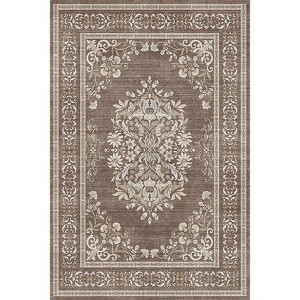 Fulvari Washable Area Rugs Soft Low Pile Mat Indoor Doormat Entry Rug Anti Slip Backing Rugs for Living Room Bedroom Kitchen - 1 of 4