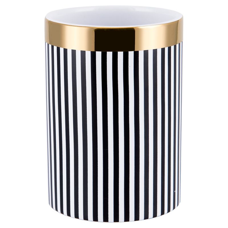 Derby Tumbler Black/White - Allure Home Creations, 1 of 5