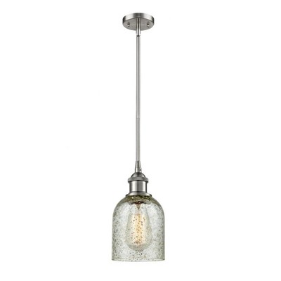 Caledonia - 1 Light Mini Pendant In Industrial Style-10 Inches Tall and 5 Inches Wide