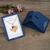Anna-Kaci Flying Eagle with American Flag Pendant Necklace with Patriotic Gift Message Card & Envelope Jewelry Gift - 4 of 4