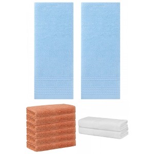 REGALWOVEN Striped Soft Absorbent Bathroom Cotton Towel Set 3 Pcs - 1 of 4