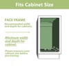 LOVMOR 2 Tier Pull Out Cabinet Organizer 13.5" W x 16.5" D Slide Out Under Sink Organizer Sliding Wire Shelves Storage for Kitchen - 4 of 4