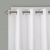Floral Print Bright Color Blackout Window Panel, Heavyweight Foamback Liner Grommet Top Valance for All Decor Styles - 4 of 4