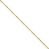 Chisel Stainless Steel Polished Yellow IP-platead Enlongated Open Link Paperclip 20" Chain Necklace - 3 of 4