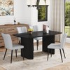 5-Piece Dining Set with MDF Table and 4 PU Chairs - 2 of 4